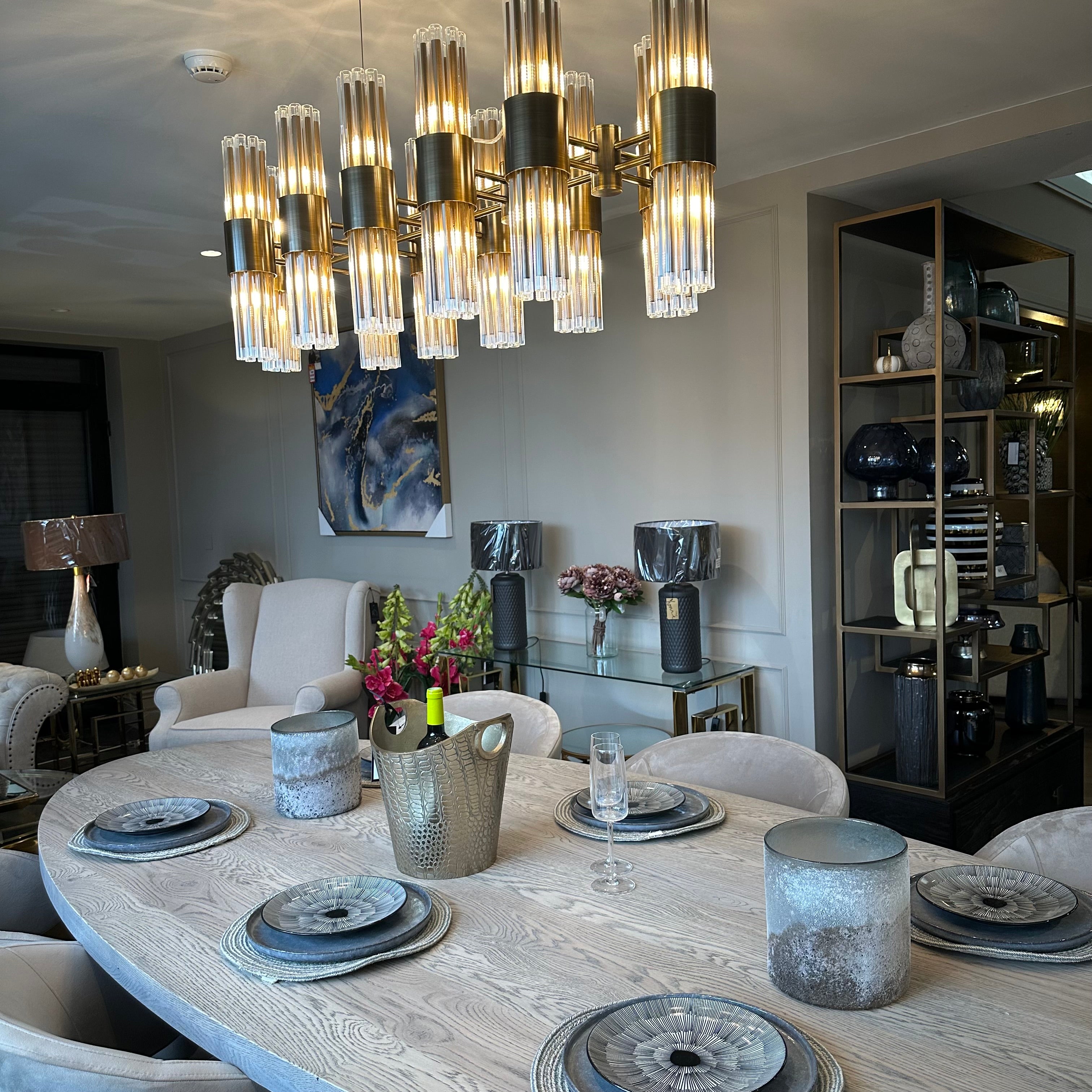 Kensington bespoke Oval Dining Table.-Renaissance Design Studio