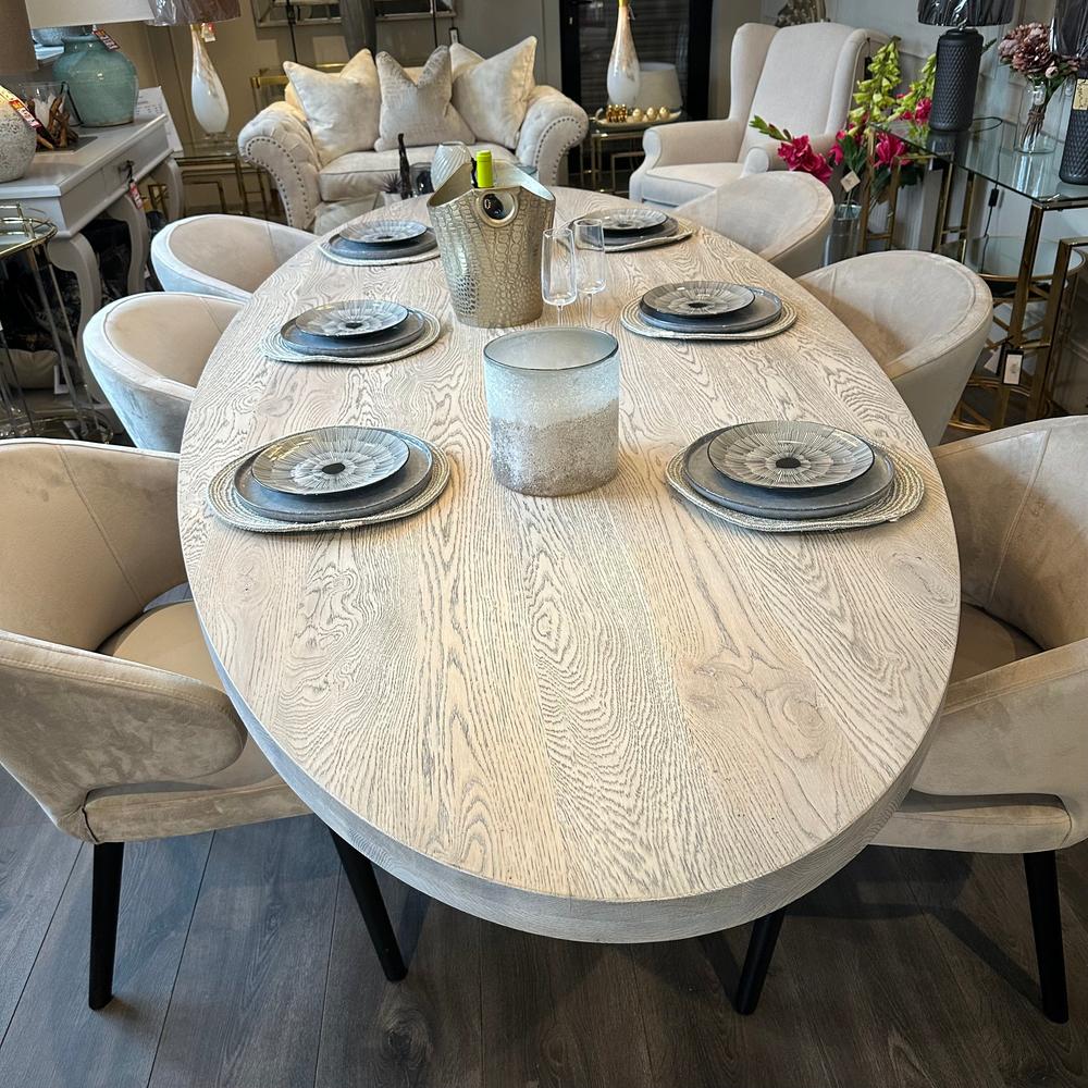 Kensington bespoke Oval Dining Table.-Renaissance Design Studio