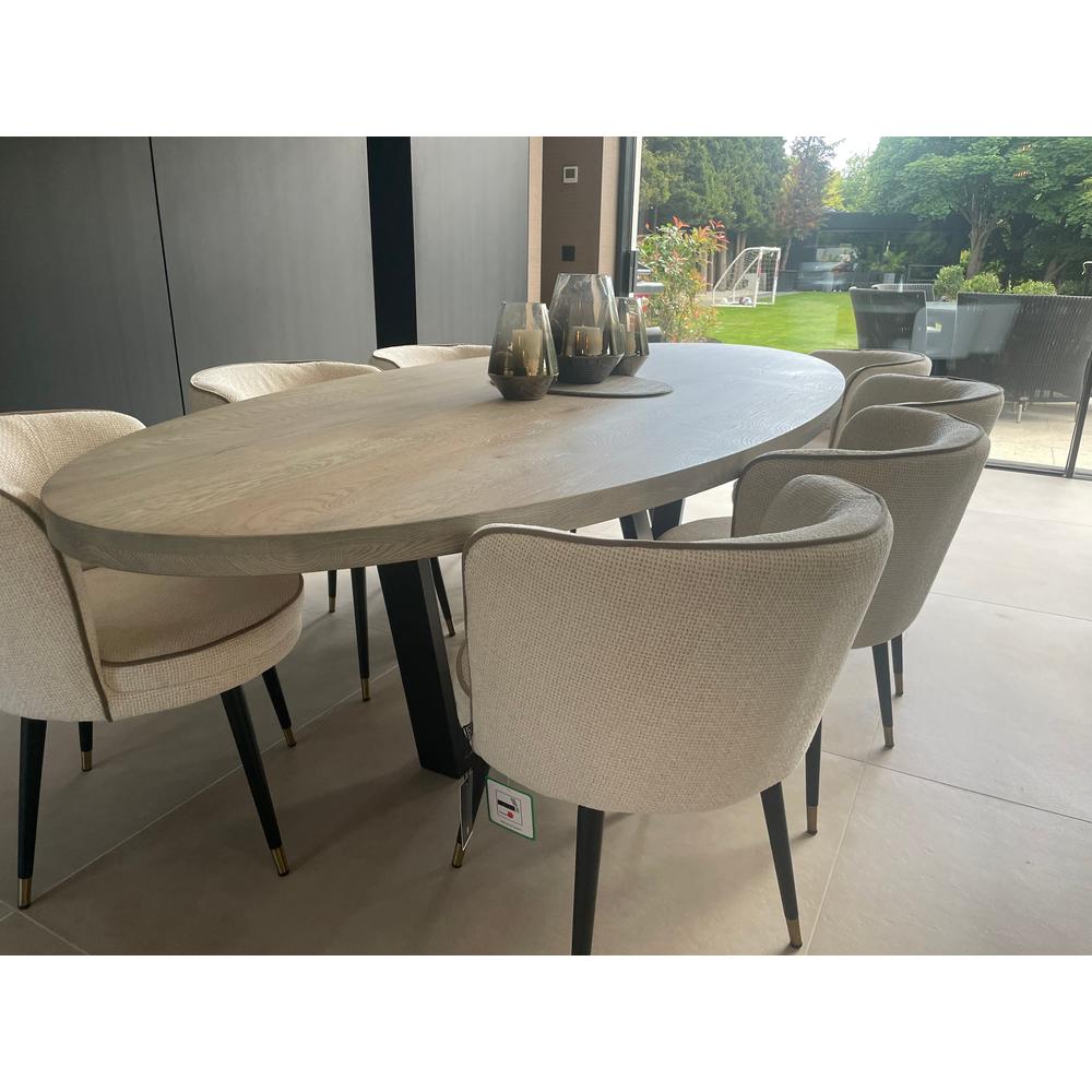 Kensington bespoke Oval Dining Table.-Renaissance Design Studio
