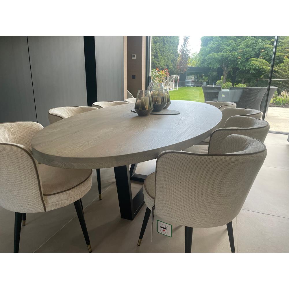 Kensington bespoke Oval Dining Table.-Renaissance Design Studio