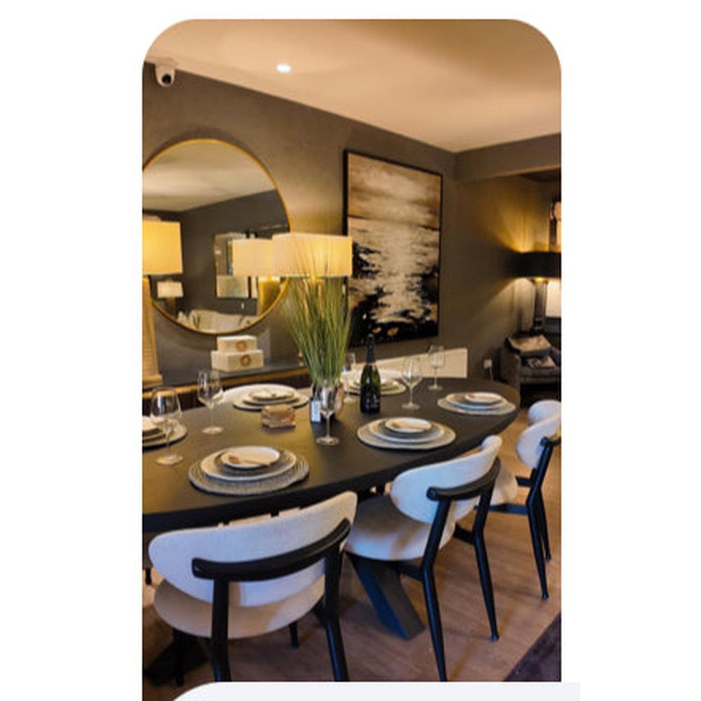 Kensington bespoke Oval Dining Table.-Renaissance Design Studio