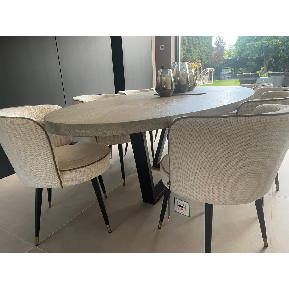 Kensington bespoke Oval Dining Table.-Renaissance Design Studio