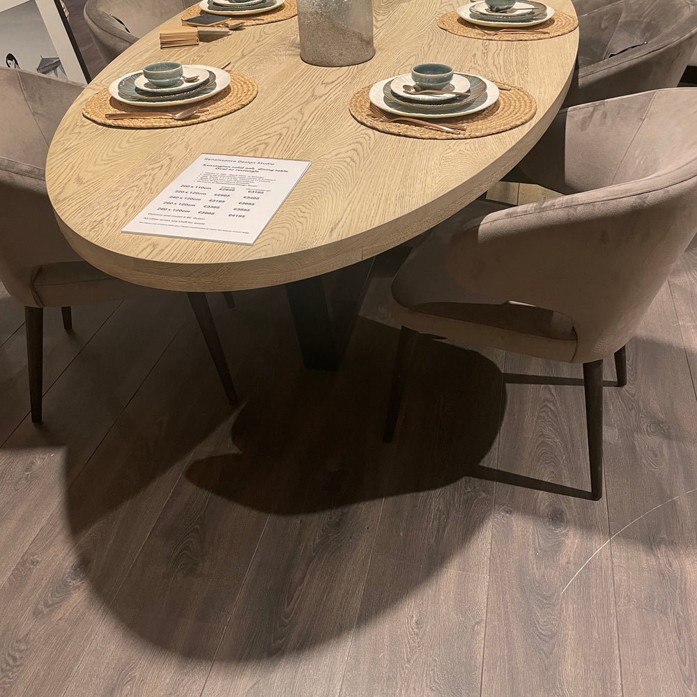 Kensington D  bespoke  Oval Dining Table. POA