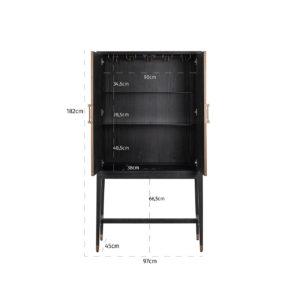 Kensington  drinks cabinet  2 door