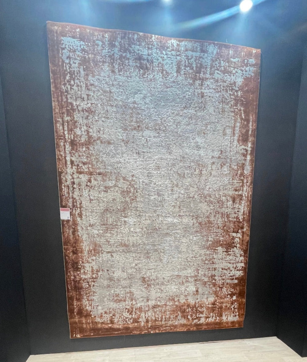 Kuza border designer contemporary textured Rug-Rugs-Renaissance Design Studio