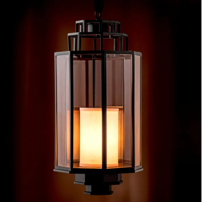 Lantern Monticello M Black by Eichholtz - 25% off this-Renaissance Design Studio