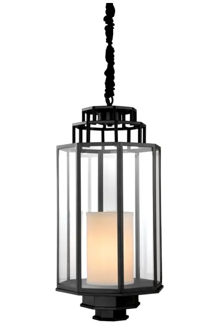 Lantern Monticello M Black by Eichholtz - 25% off this-Renaissance Design Studio