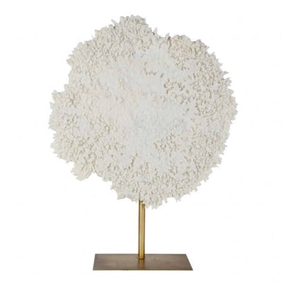 Large Faux Coral on brass colour stand discontinued