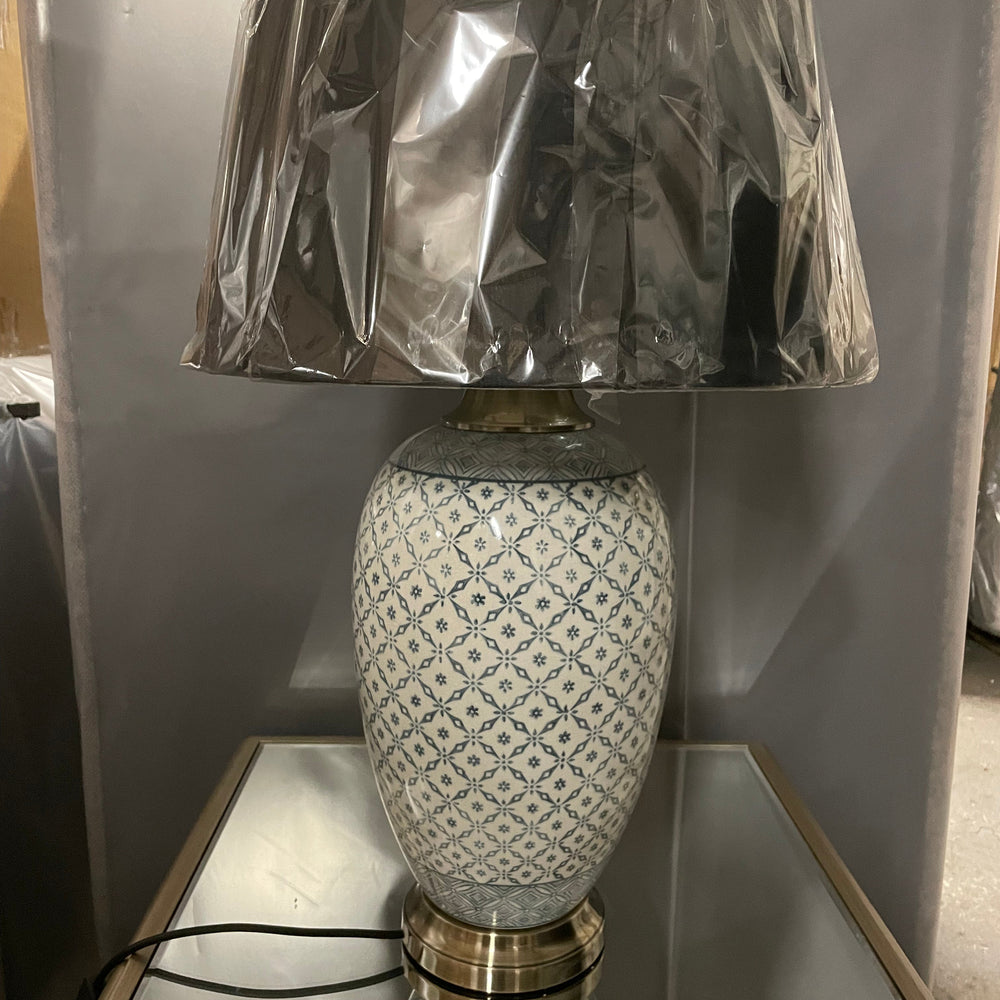 Lattice pattern  lamp ex display sold in a pair only Price ea