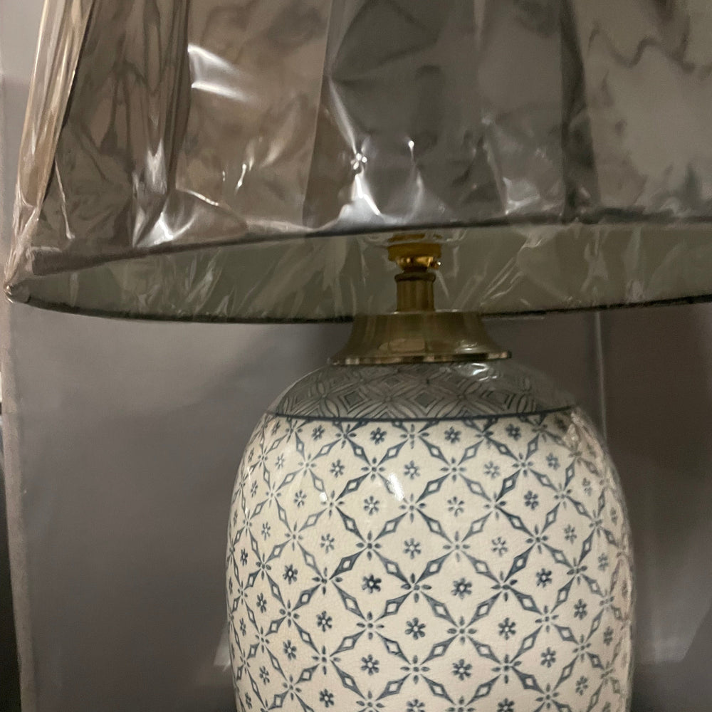 Lattice pattern  lamp ex display sold in a pair only Price ea