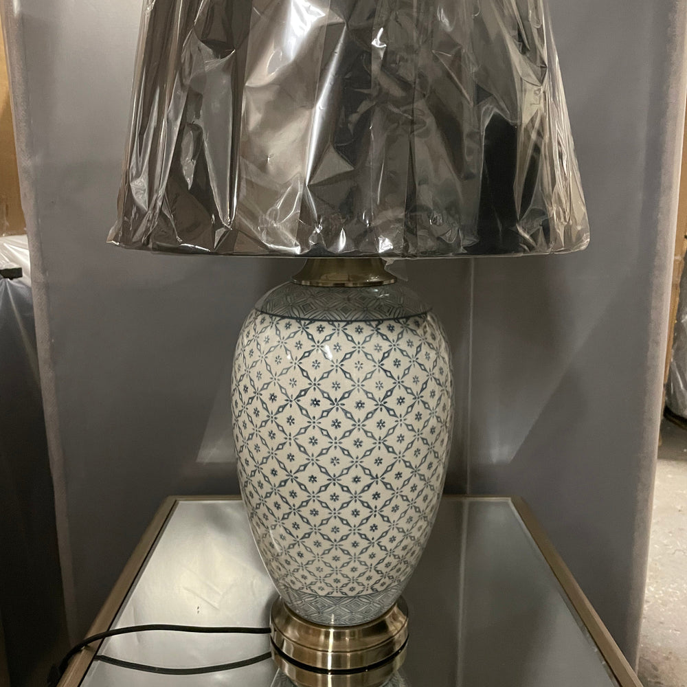 Lattice pattern  lamp ex display sold in a pair only Price ea