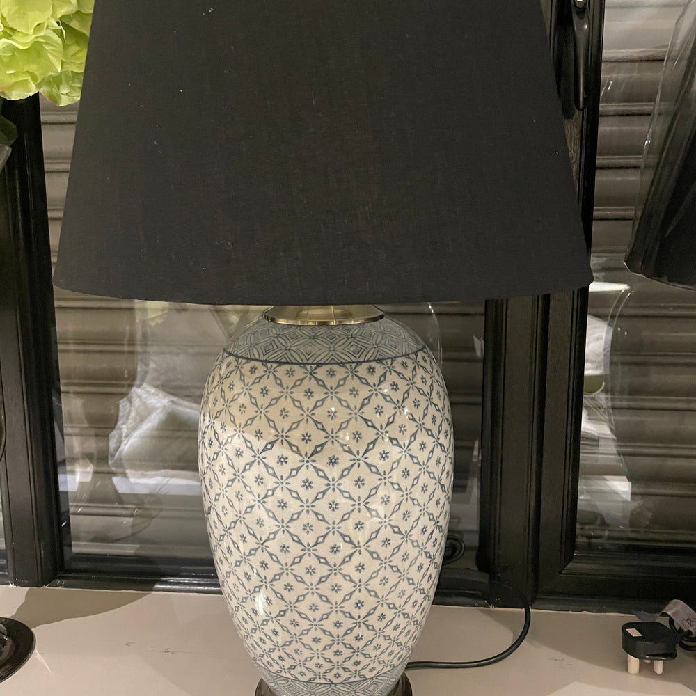 Lattice pattern  lamp ex display sold in a pair only Price ea