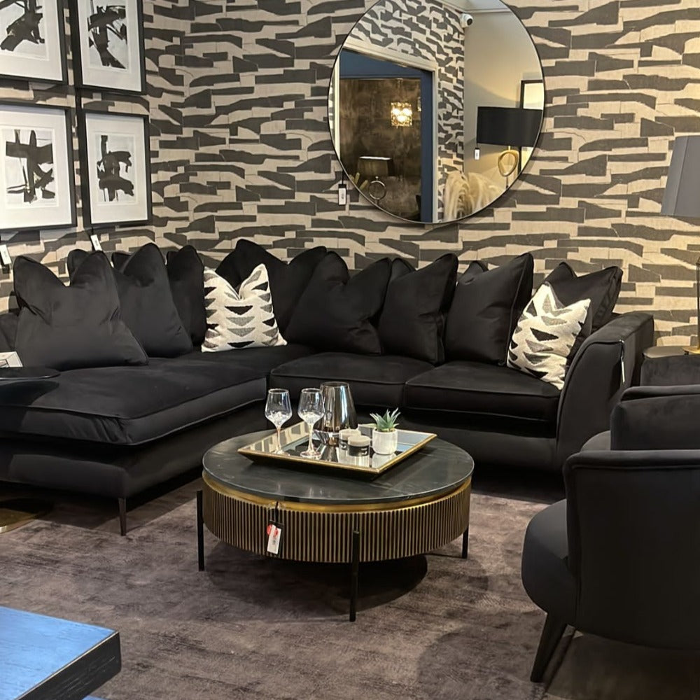 Lauren corner group with full loam seating custom made fot you-corner sofa bespoke-Renaissance Design Studio