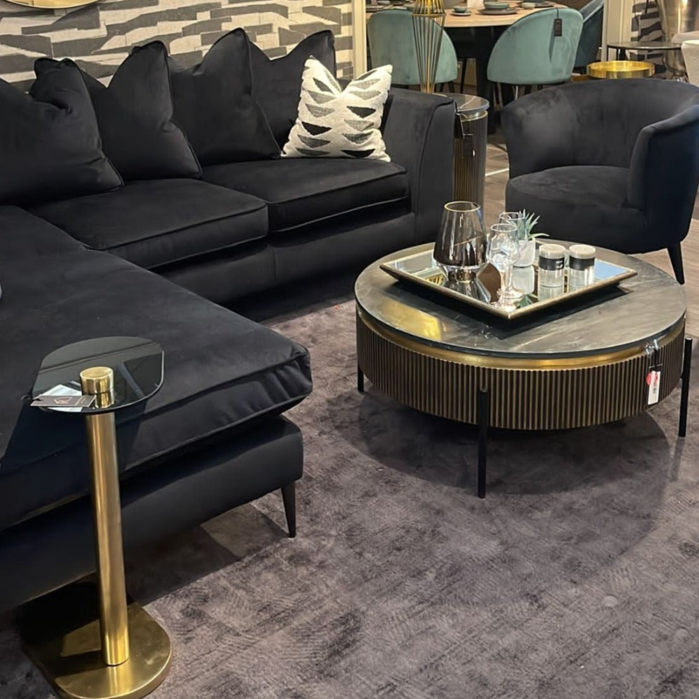 Lauren corner group with full loam seating custom made fot you-corner sofa bespoke-Renaissance Design Studio