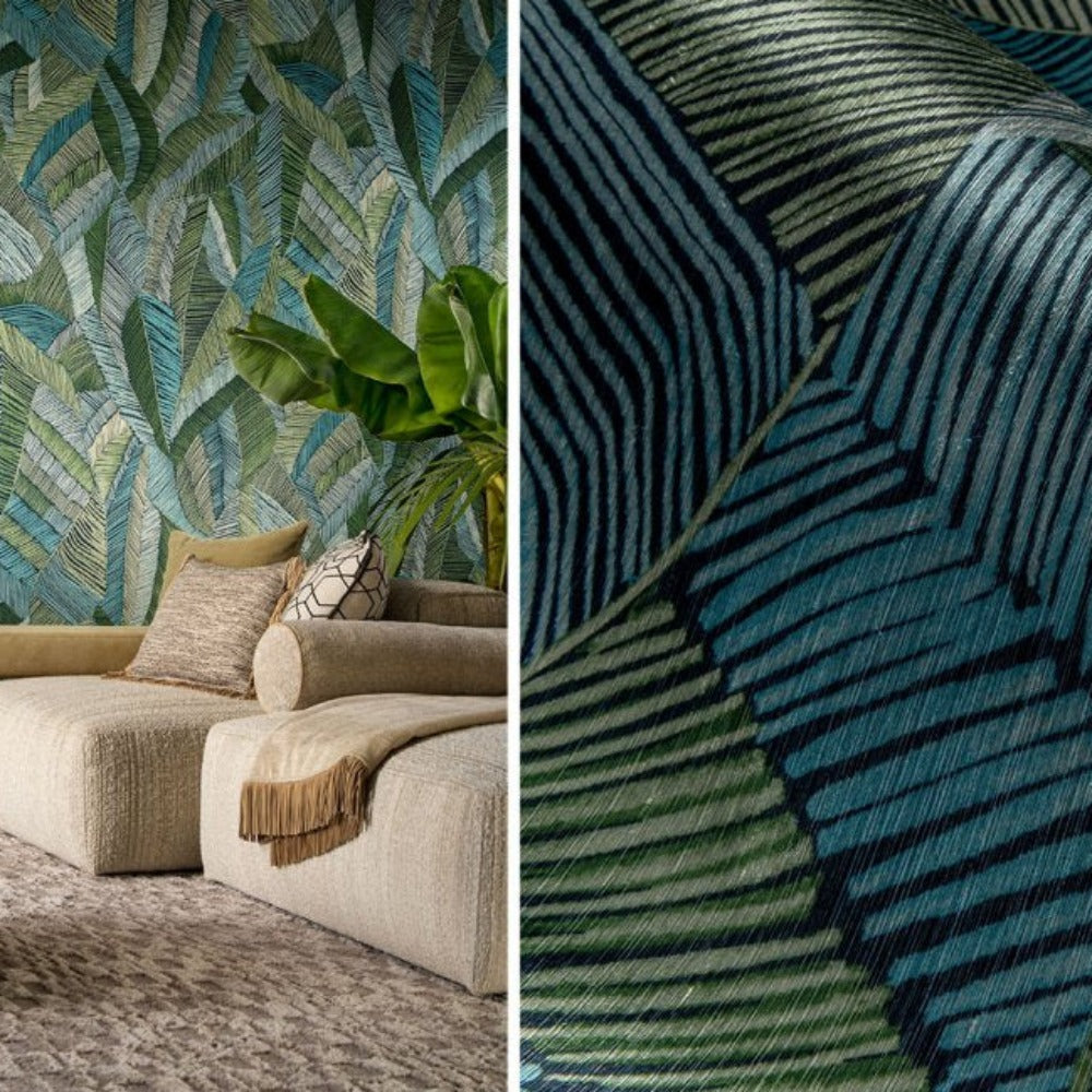 Les Tricots Chintz Designer Wallpaper By Arte-Renaissance Design Studio