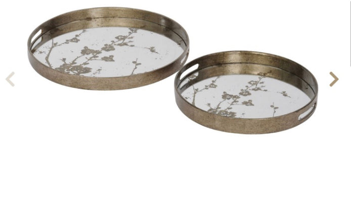 Libra set of 2 trays-Renaissance Design Studio