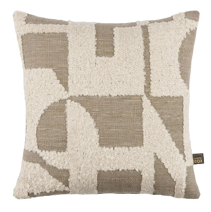Lila Cream Scatterbox Cushion-Renaissance Design Studio