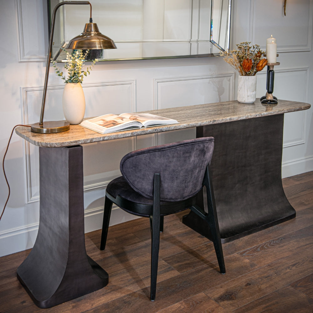 Lilianna console table writing station limited stock-Renaissance Design Studio