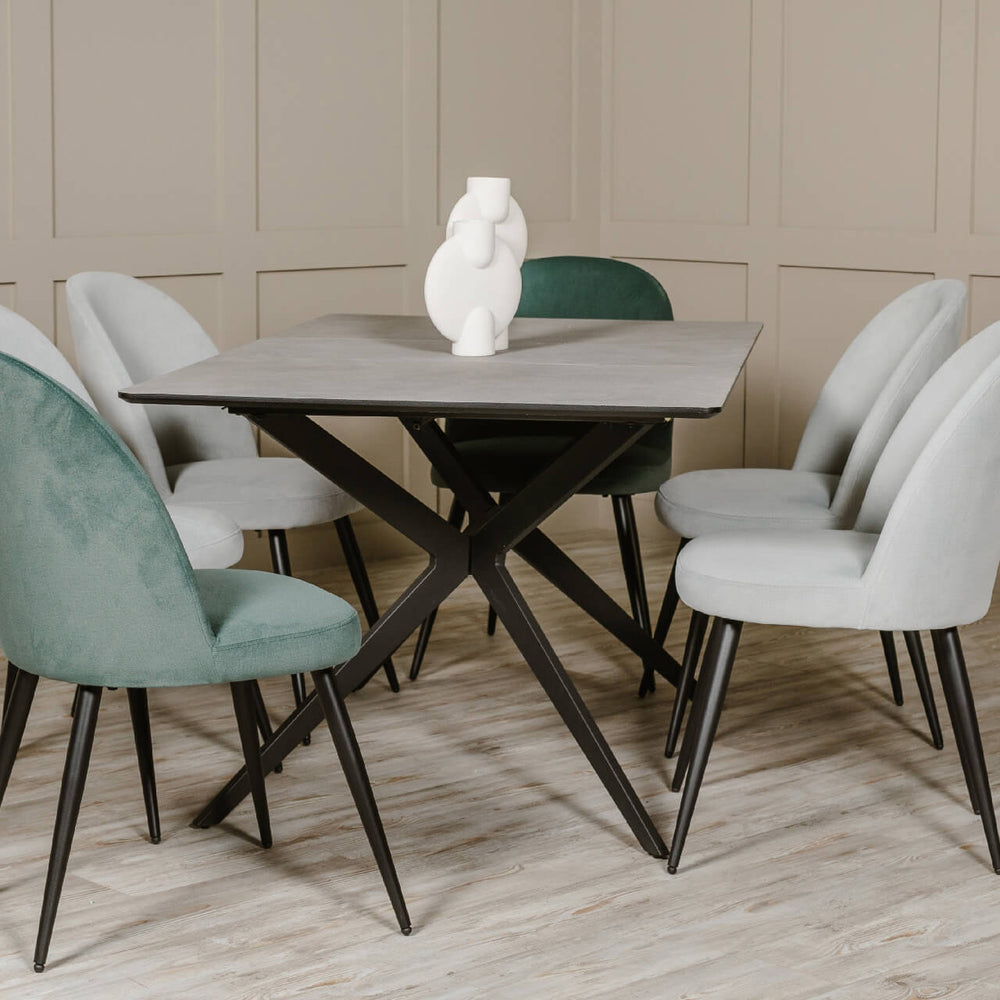 Lisa extending dining table 120-160