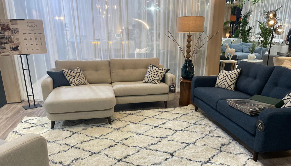 Lisbon compact lounger chaise sofa by Whitemeadow
