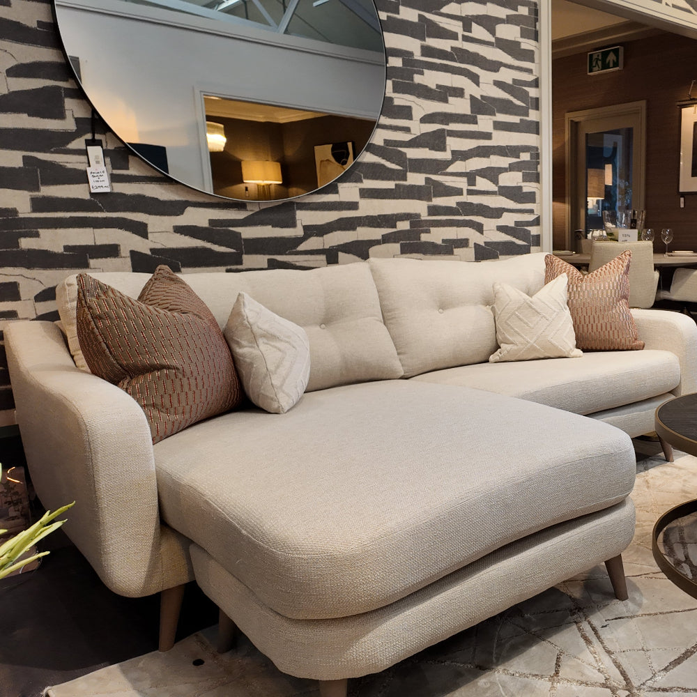 Lisbon compact lounger chaise sofa by Whitemeadow