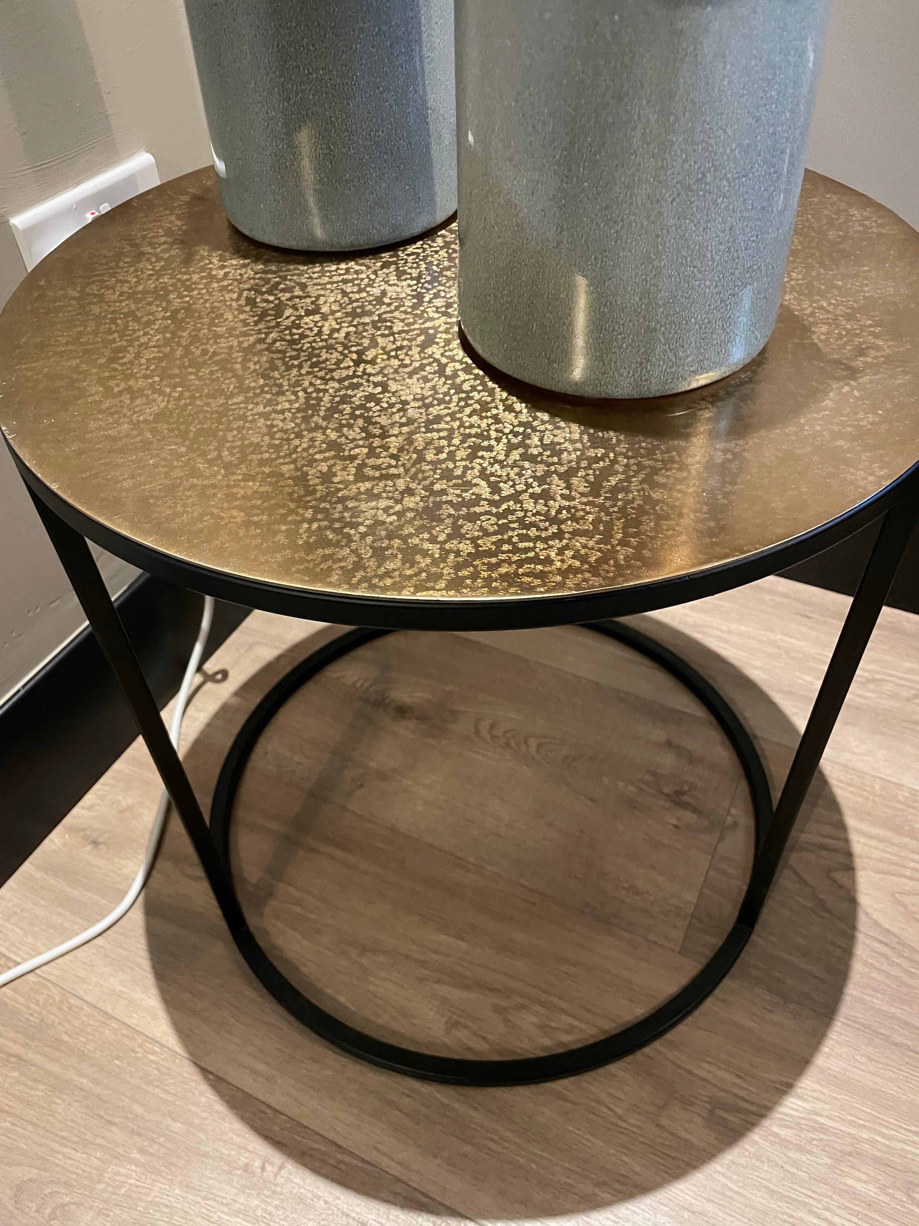 Logan corner table Last one-Renaissance Design Studio