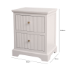 London 2 drawer bedside cabinet.  locker reduced !