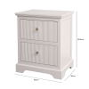 London 2 drawer bedside cabinet.  locker see full collection