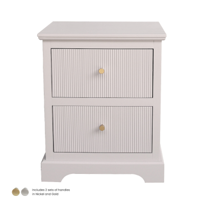 London 2 drawer bedside cabinet.  locker see full collection