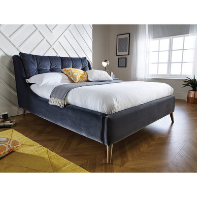 Louis Custom ultra modern styling  handmade bed w delicious curves Available 3 sizes .