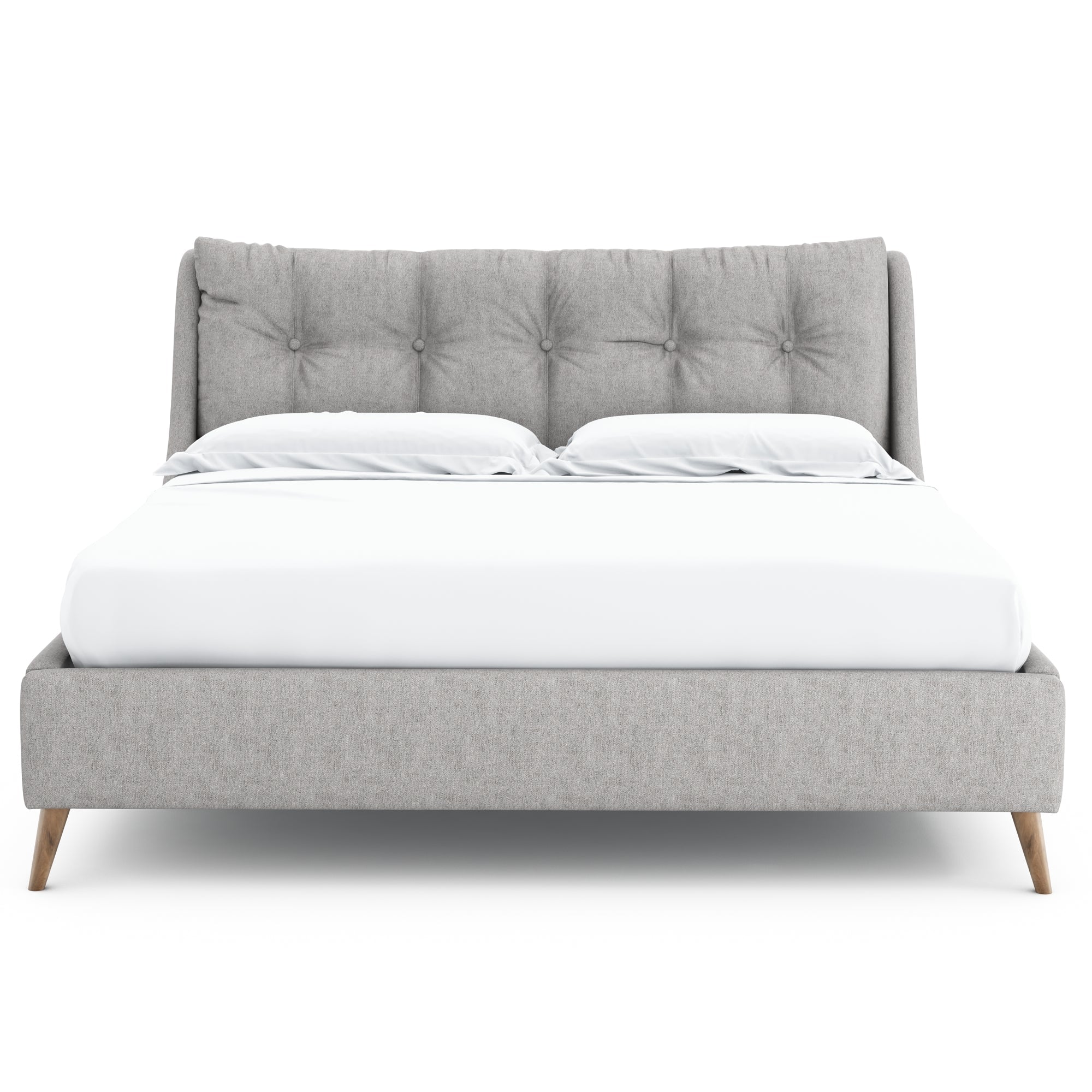 Louis Custom ultra modern styling handmade bed w delicious curves Price from €1475-Renaissance Design Studio