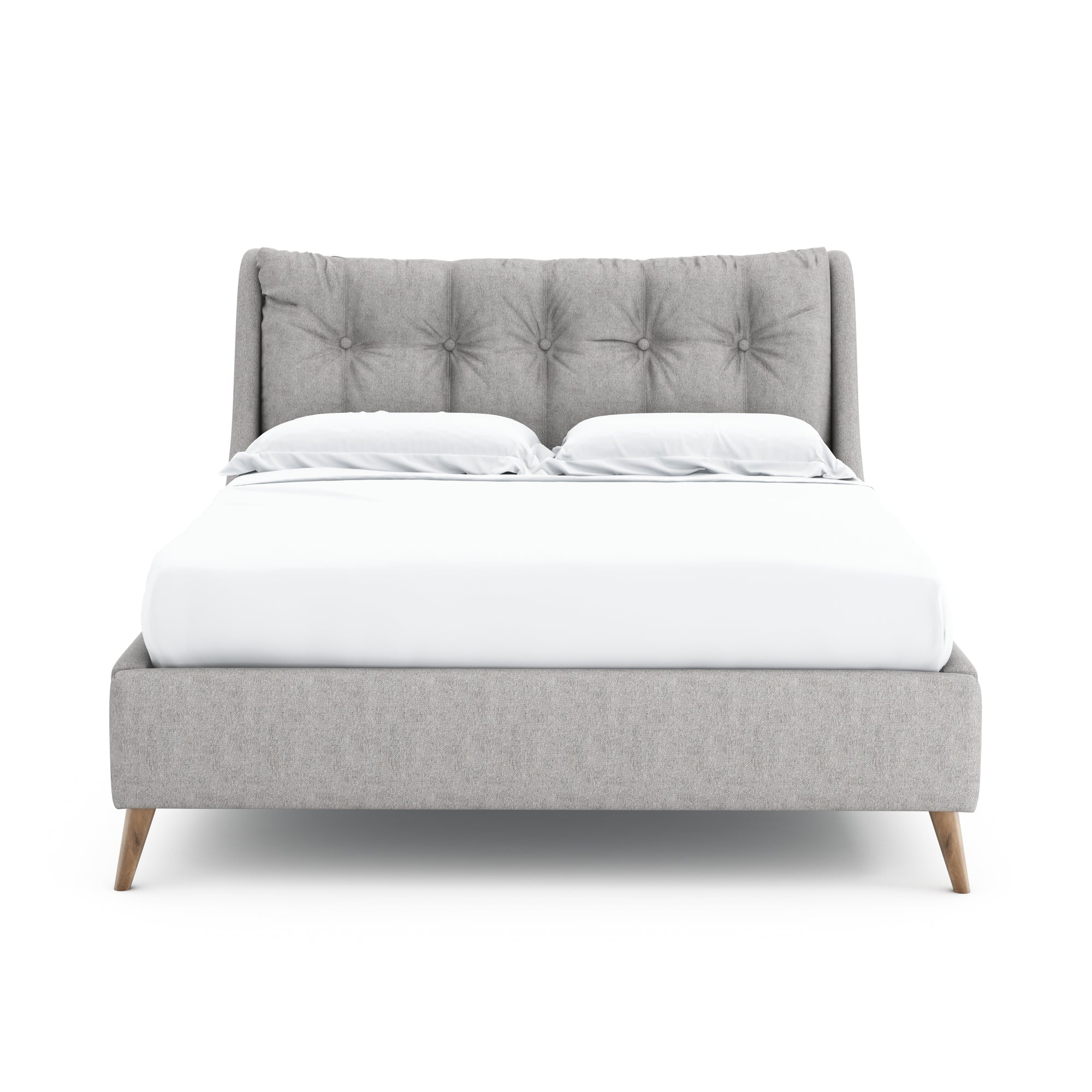 Louis Custom ultra modern styling handmade bed w delicious curves Price from €1475-Renaissance Design Studio