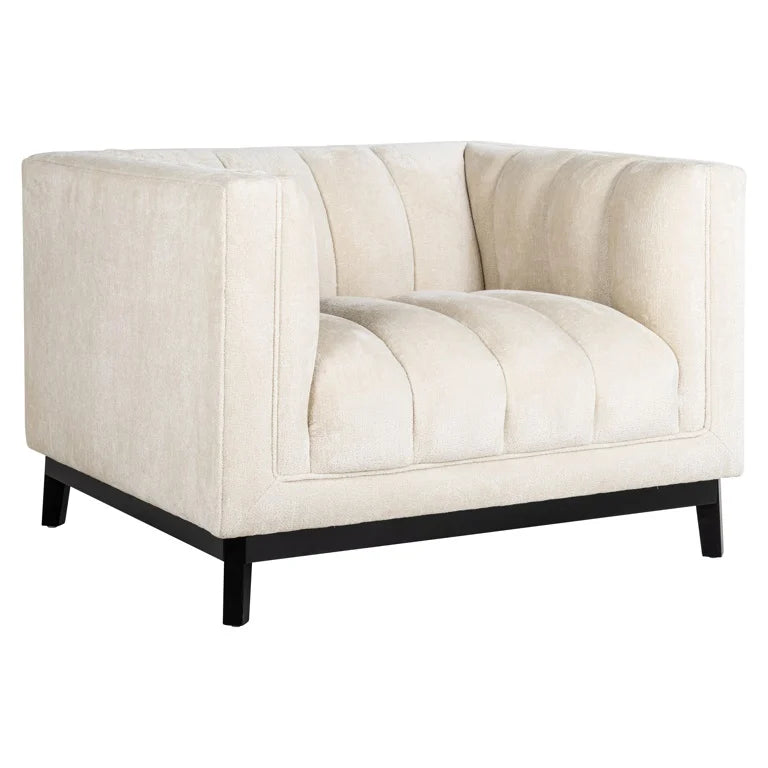 Lounge sofa white Beauty with plinth-Renaissance Design Studio