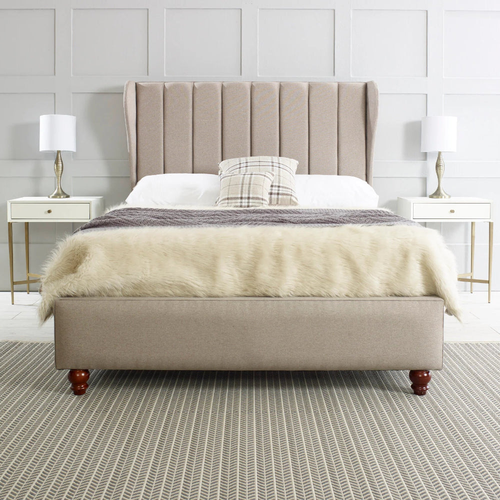 Lucerne bed frame custom made.-Renaissance Design Studio