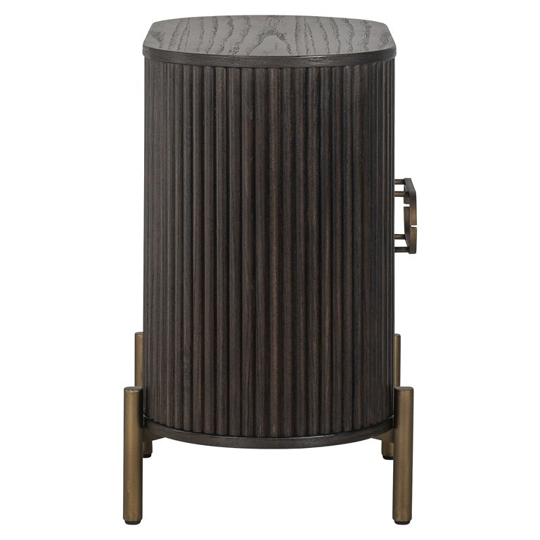 Lulu 1 door bedside cabinet-Renaissance Design Studio
