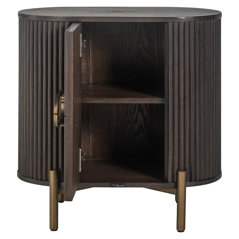 Lulu 1 door bedside cabinet-Renaissance Design Studio