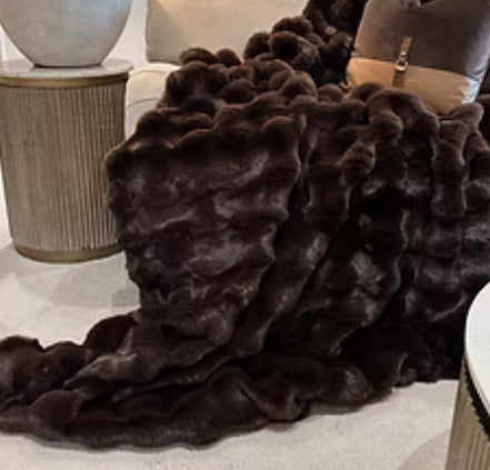 Luxurious Raffles Faux Fur Large 200 x 150 cm Various colours.-Renaissance Design Studio