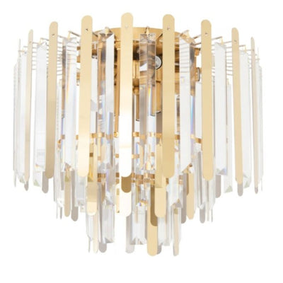 Mabel dia 50cm Flush FittingBrass and glass  chandelier