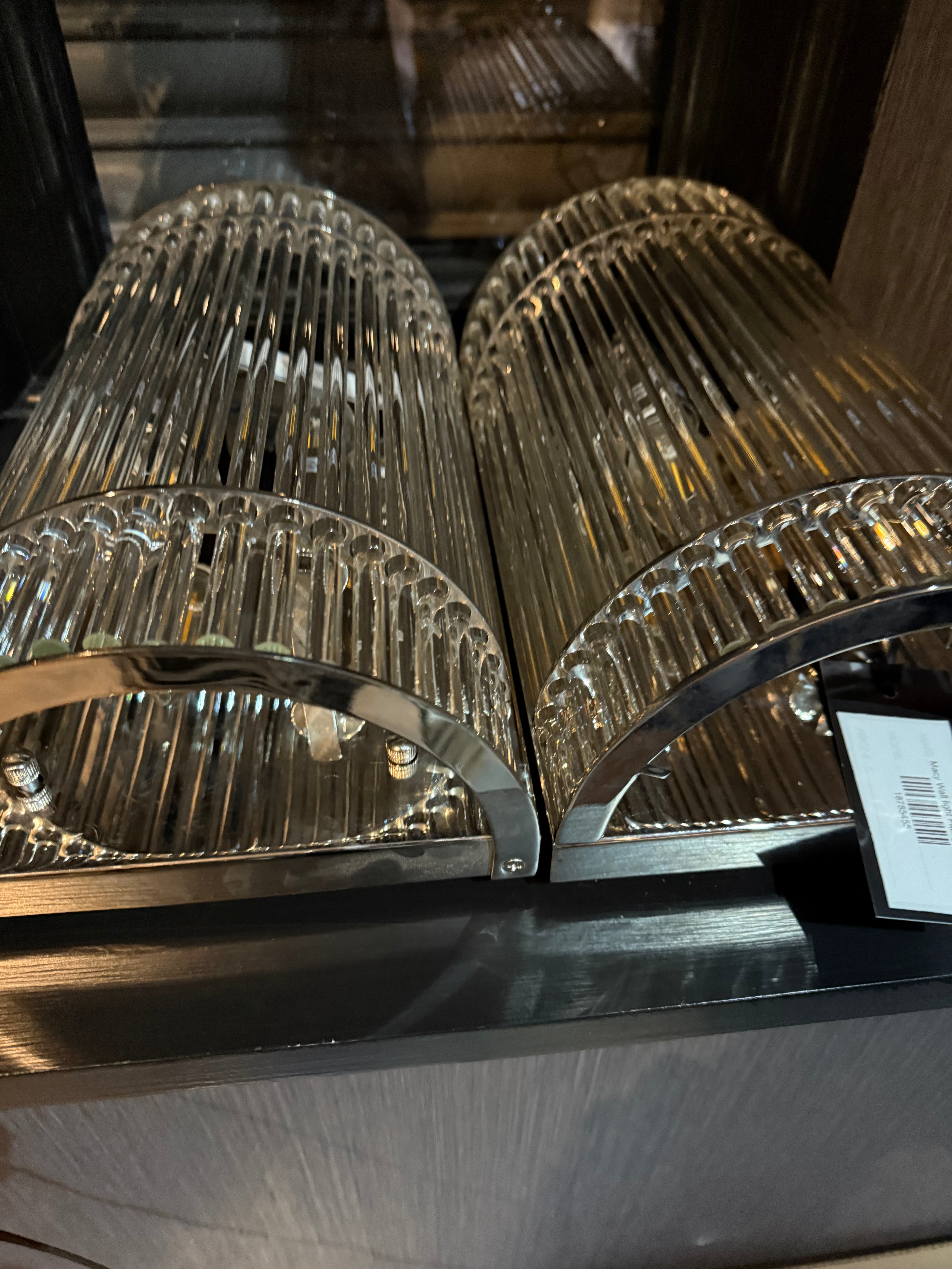 Macy Wall Light Nickel - Reduced Price-Renaissance Design Studio