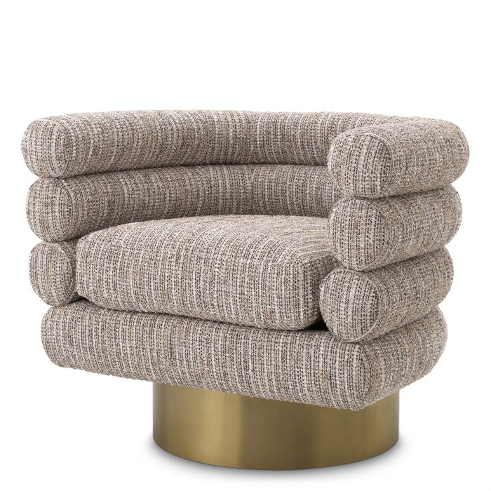 Maguire swivel armchair by Eichholtz.-Renaissance Design Studio