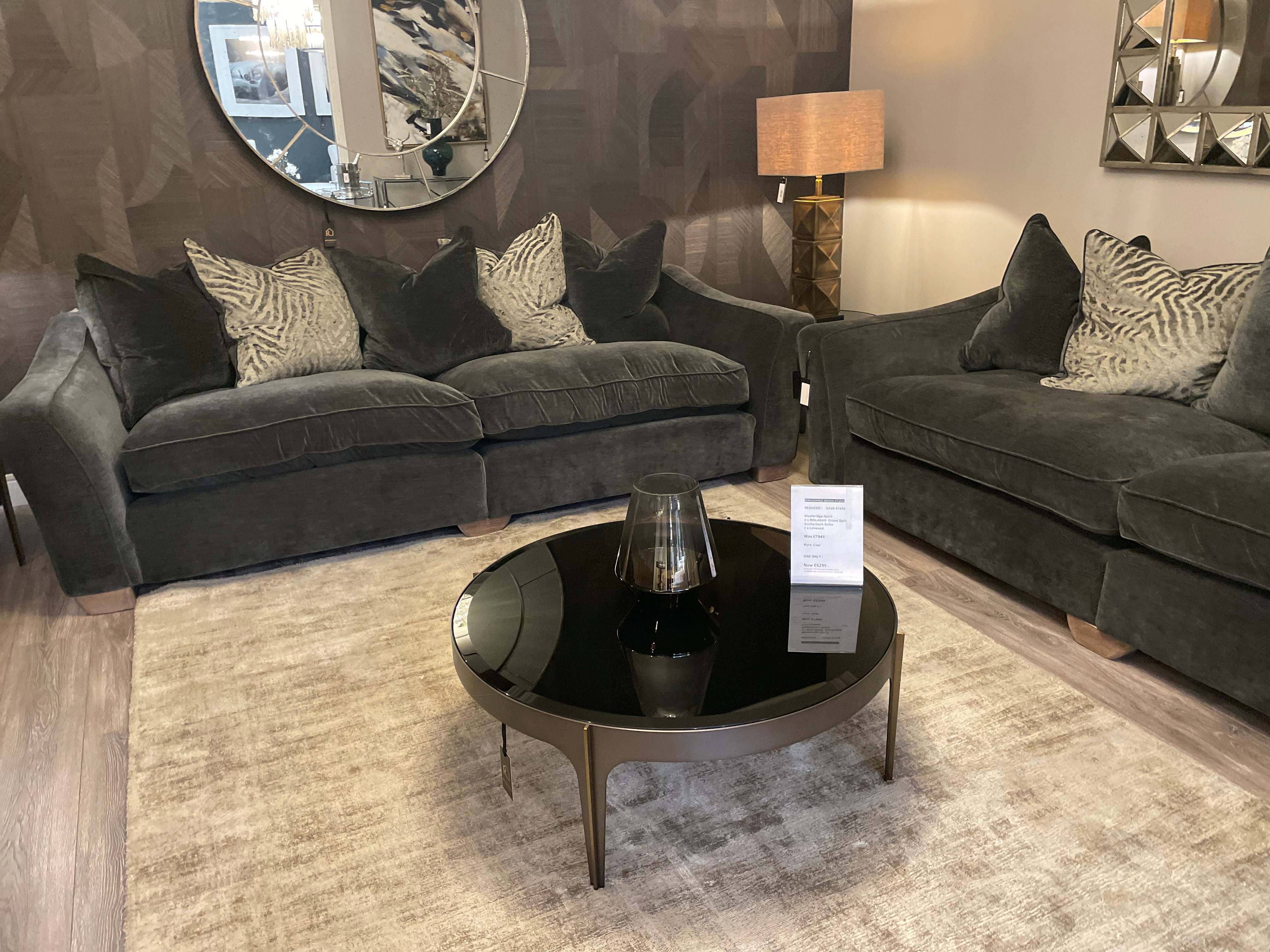Malabar Sofas by Westbridge in stock Super level of comfort reduced-Renaissance Design Studio