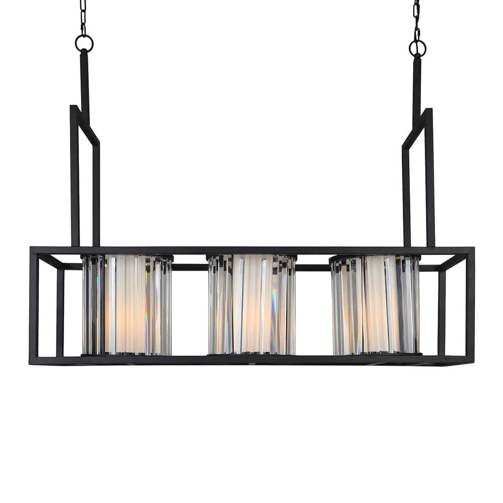 Manhattan Black Hanging Candle Pendant Light