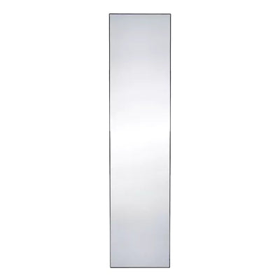 Manhattan P designer contemporary mirror in black  198 x 40 cm.