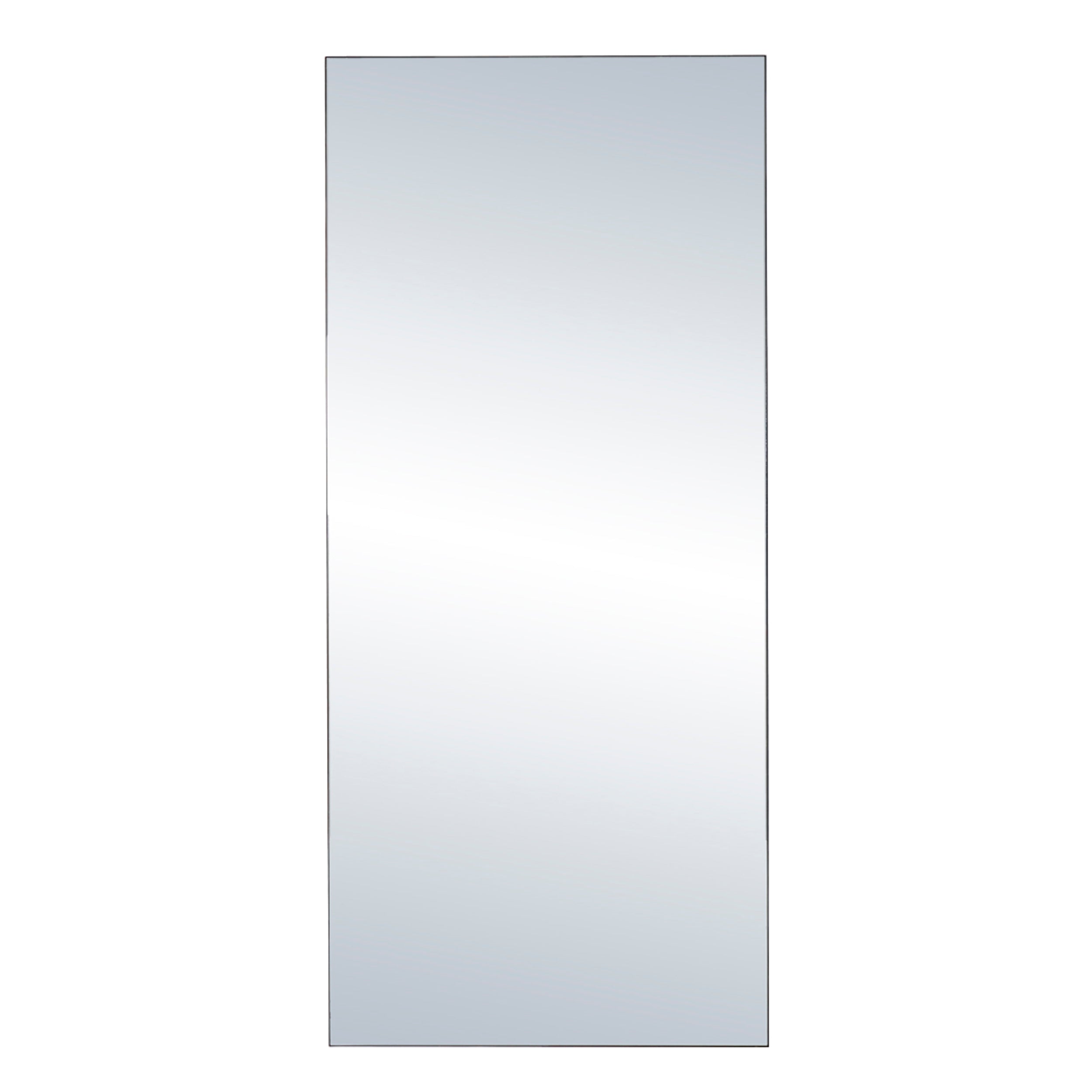 Manhattan P Large Full-Length Mirror with Slim Black Trim – 198 x 80 cm-Renaissance Design Studio