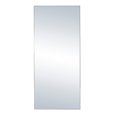 Manhattan P Large Full length Mirror   with slim black trim 198 x 80cm