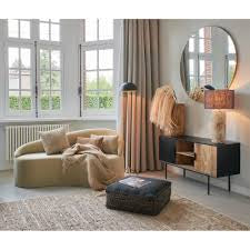 Manhattan Palace Round Minimalist Round Mirror With Slim Frame In Gold-Renaissance Design Studio