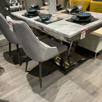 Marble dining table 160 cm clearance offer