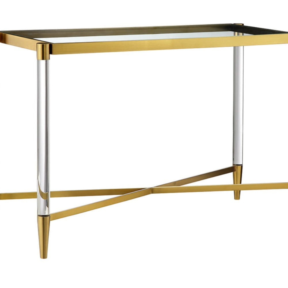 Marietta Gold Console Table