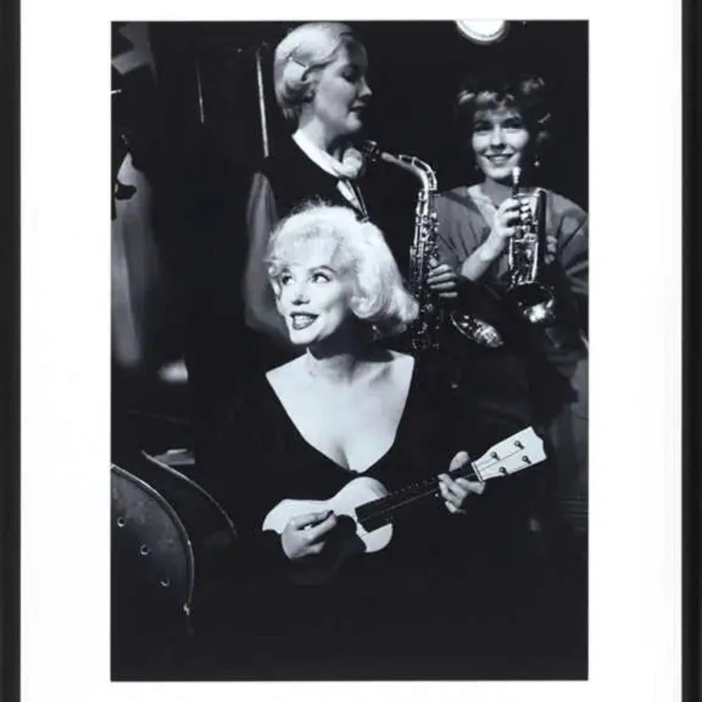 Marilyn Monroe Some like it hot. Hand made framed art work