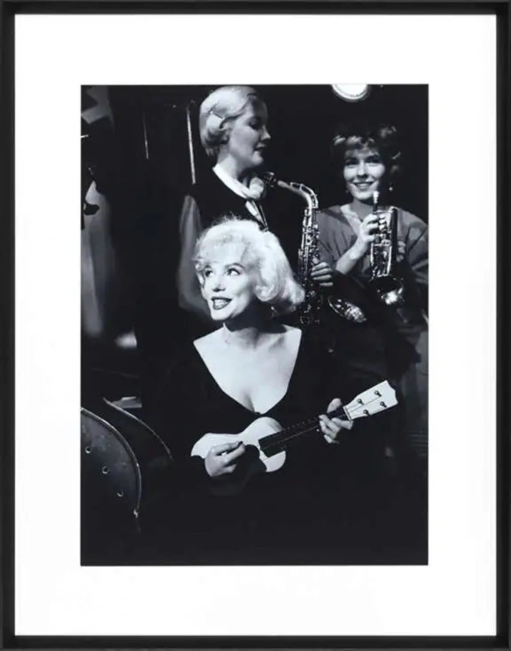 Marilyn Monroe Some like it hot. Hand made framed art work-wall art-Renaissance Design Studio